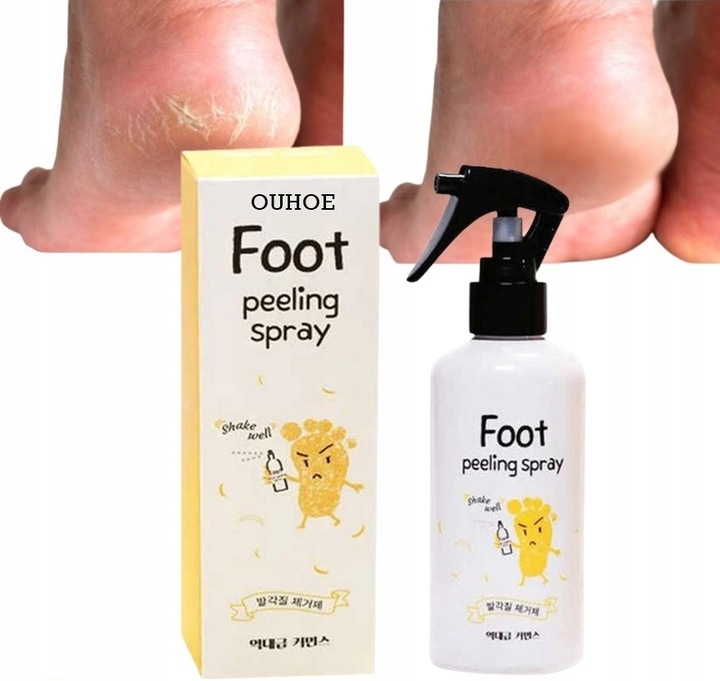 PEELING w spray-u do STÓP PIĘT Zmiękcza Złuszcza Pielęgnuje 200 ml