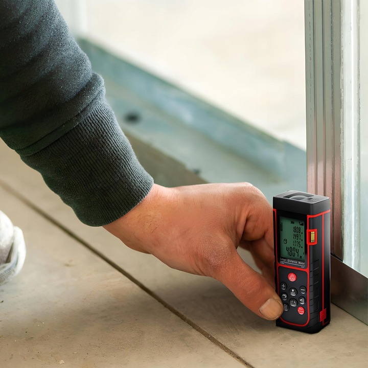 DALMIERZ LASEROWY MIERNIK ODLEGŁOŚCI CYFROWY HT-40