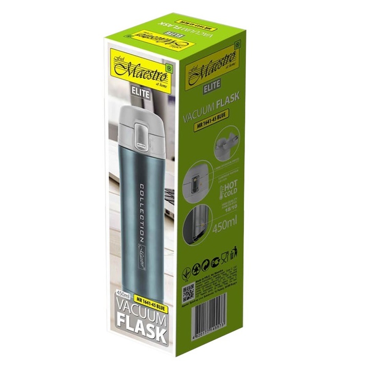 Kubek termiczny Maestro Niebieski 450 ml