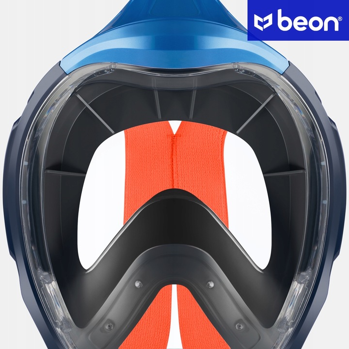 MASKA DO NURKOWANIA SNORKELINGU PEŁNOTWARZOWA NA CAŁĄ TWARZ DO WODY L/XL