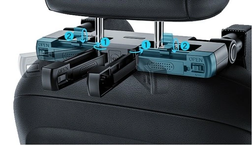 ZAGŁÓWEK samochodowy DO SAMOCHODU UCHWYT TEL