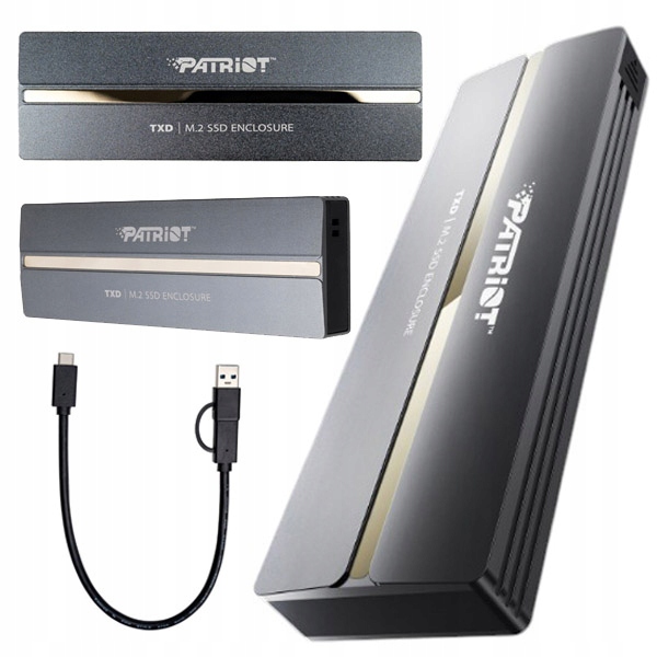 DYSK ZEWNĘTRZNY SSD 1TB M.2 NVME W ALUMINIOWEJ OBUDOWIE SZYBKI 1000MB/s