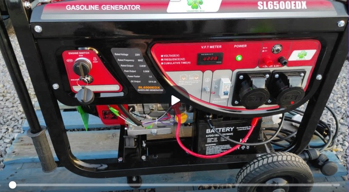 Agregat prądotwórczy generator prądnica 5500W /13KM (9,56kW) / AVR /