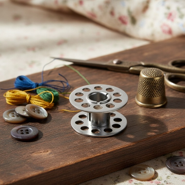 Szpulka do bębenka do maszyny do szycia metalowa 25 szt. pudełko