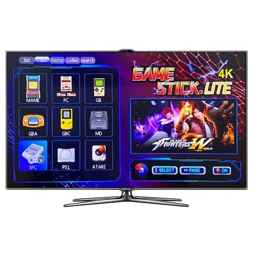 GRA 4K TELEWIZYJNA KONSOLA RETRO+2 PADY+10000 GRY