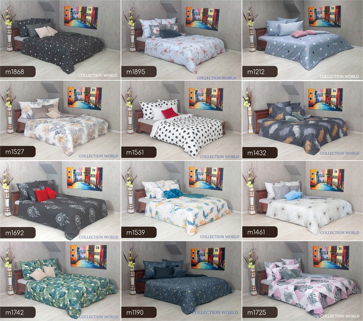 Pościel ELWAY 160x200 Bawełna Satynowa NOWE WZORY