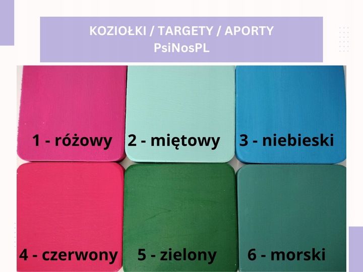 Koziołek APORT obedience psa treningów KOLOR M