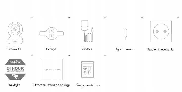 Kamera Reolink Seria E E320 3MP super HD PTZ