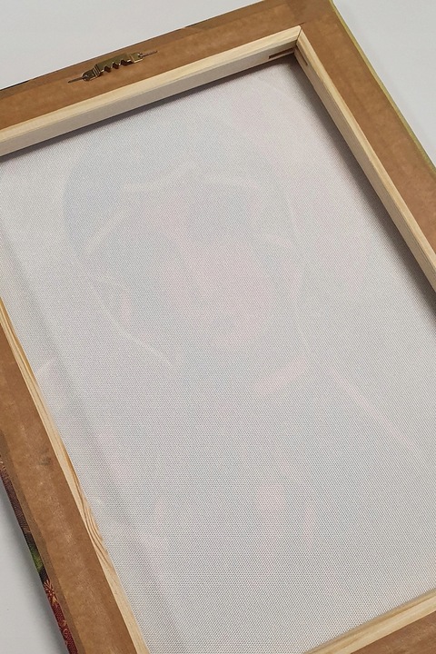 OBRAZ NA PŁÓTNIE JEZU UFAM TOBIE JEZUS MIŁOSIERNY KOMUNIA 30x40cm