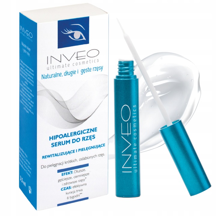 ODŻYWKA DO RZĘS SERUM PRZYŚPIESZAJĄCE WZROST INVEO WYDŁUŻAJĄCE REGENERUJĄCE