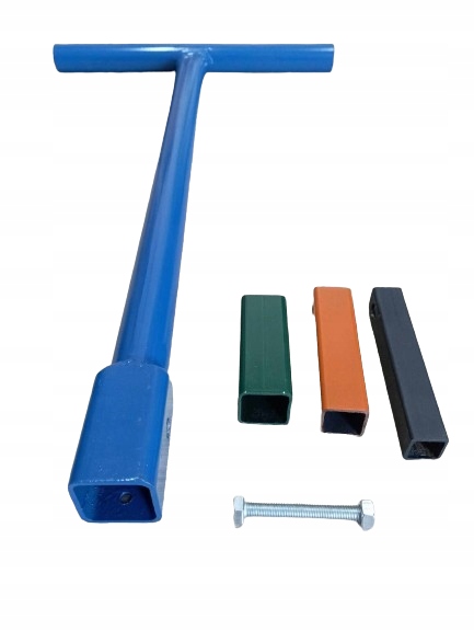 Klucz 4w1 do hydrantu, zasuwy, nawiertki i przyłącza wodociągowego