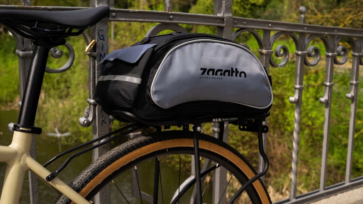Torba rowerowa sakwa na bagażnik kufer pojemna torba na rower ZAGATTO