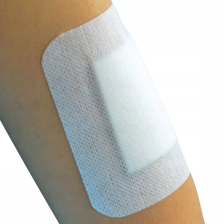 PLASTER Z OPATRUNKIEM 10x20 cm OPATRUNEK JAŁOW x25