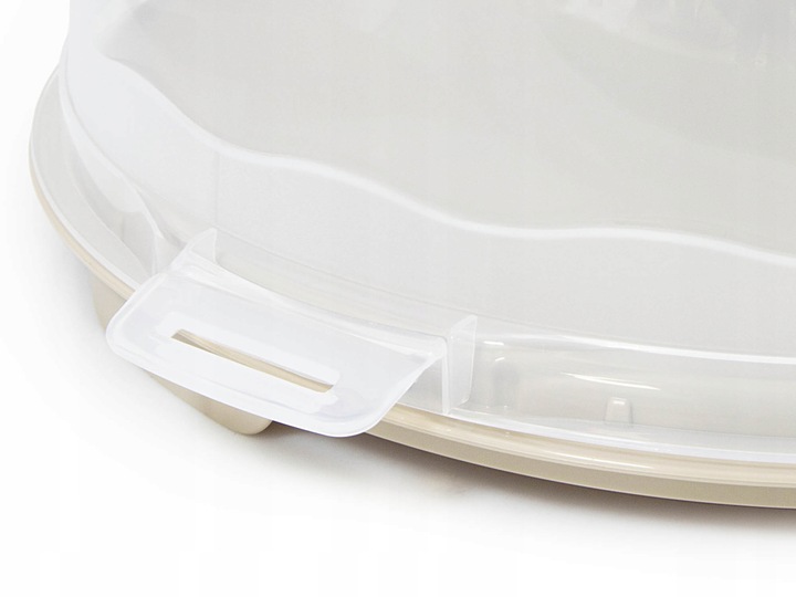 POJEMNIK NA CIASTO 30cm wypieki TORTOWNICA z uchwytem ZAMYKANA pudełko