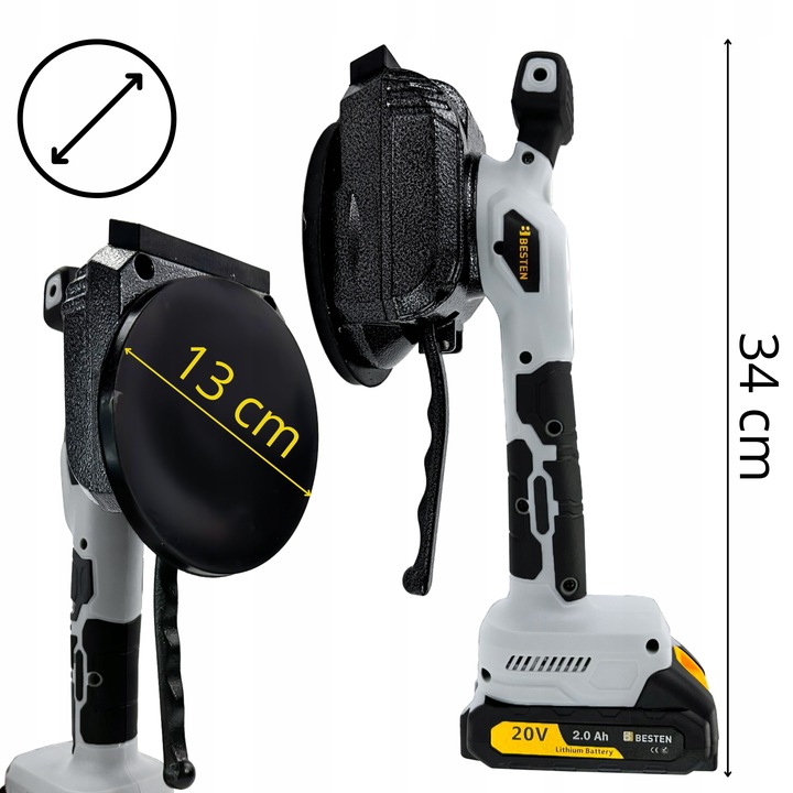 WIBRUJĄCA PRZYSSAWKA DO UKŁADANIA POZIOMOWANIA PŁYTEK GLAZURY WIBRATOR