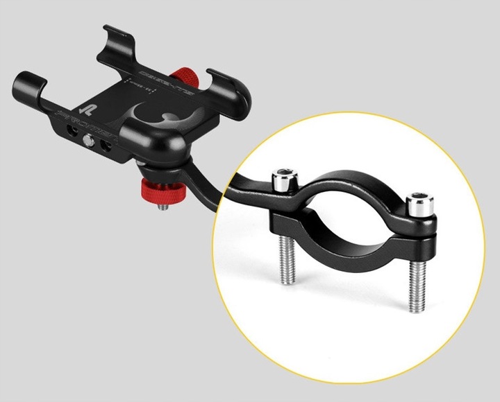 Uchwyt rowerowy na TELEFON 360° regulowany (ZR08)