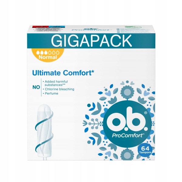 o.b. ProComfort Normal tampony 64 sztuki