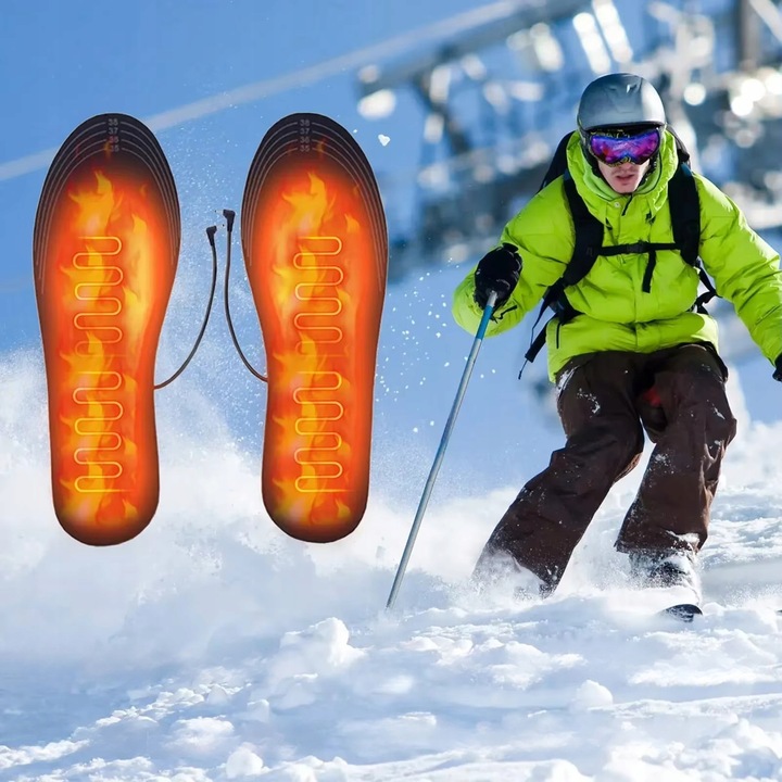 TRIZAND- Wkładki do Butów Podgrzewane 41-46 - USB