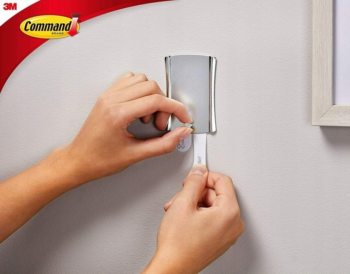 Haczyki Samoprzylepne Command do obrazów bez wiercenia do 2 kg zestaw