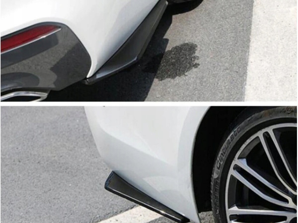 2x SPLITTER DOKŁADKA LISTWA ZDERZAKA TYLNEGO Tył UNIWERSALNE Tuning POŁYSK!