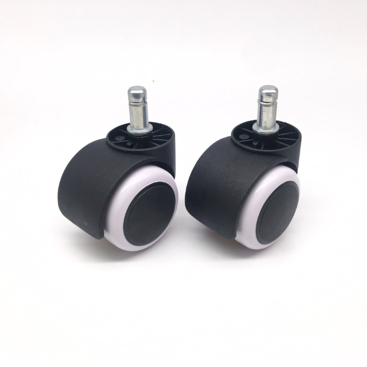 KÓŁKA DO FOTELA OBROTOWEGO 5X KRZESŁA NIE RYSUJĄ PODŁOGI BEZ RYS BIAŁE