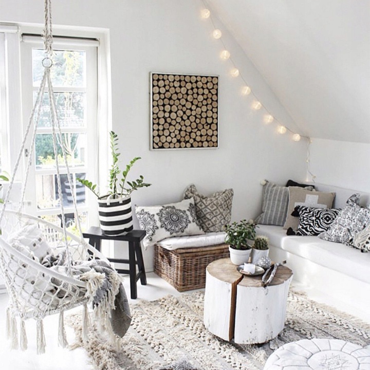 FOTEL WISZĄCY HUŚTAWKA OGRODOWA BOCIANIE GNIAZDO