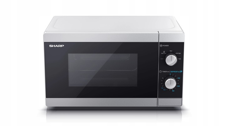 Kuchenka mikrofalowa wolnostojąca Sharp YC-MS01E-S (20L 800W)