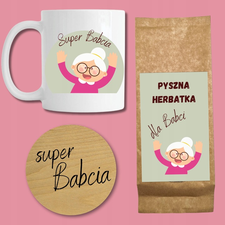 PREZENT NA DZIEŃ BABCI I DZIADKA zestaw