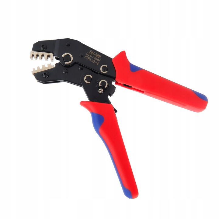 ZESTAW ZACISKARKA KONEKTORÓW 6 MATRYC PRASKA KABLI ZACISKARKA