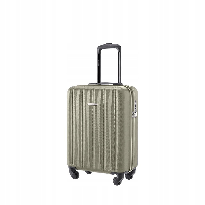 PUCCINI Walizka Kabinowa Podróżna Na Kółkach Do Samolotu Szampan ABS021C 6C