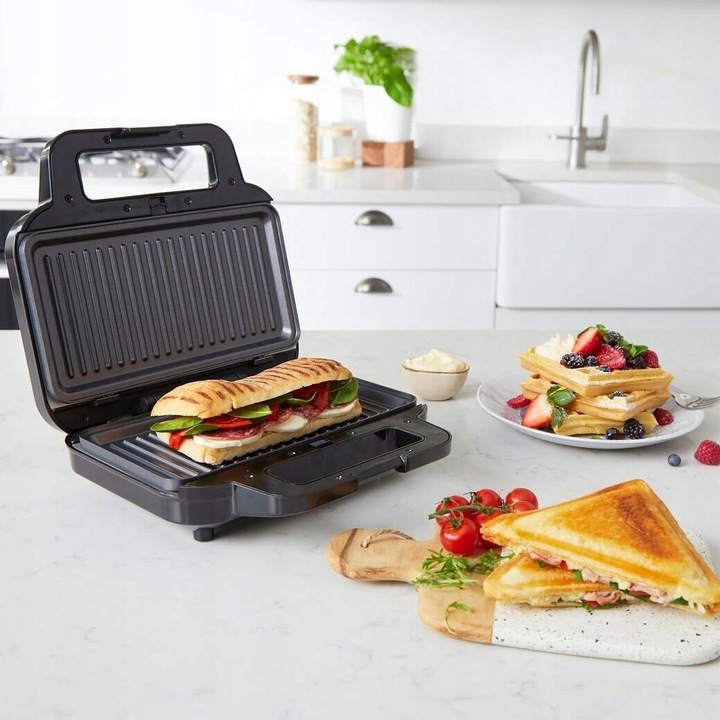 Opiekacz do kanapek Gofrownica Panini Tosty Grill Breville wkłady 3w1