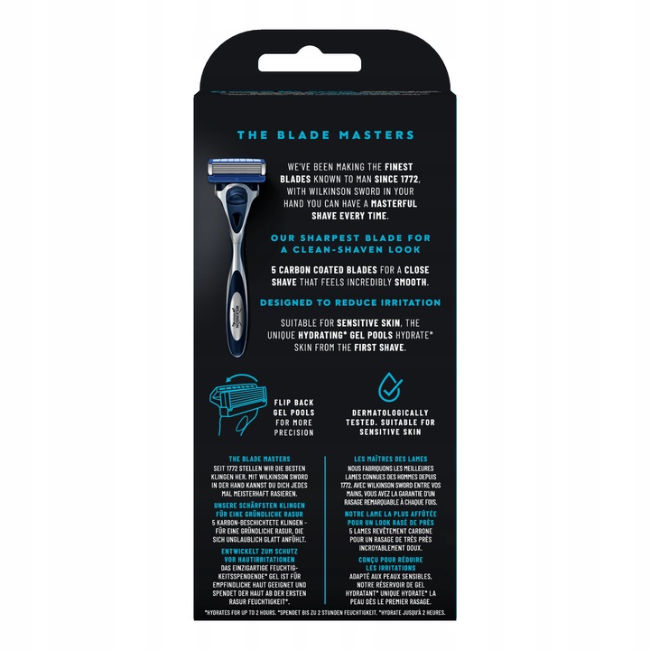 Wilkinson Hydro 5 maszynka do golenia 1+4 wkłady