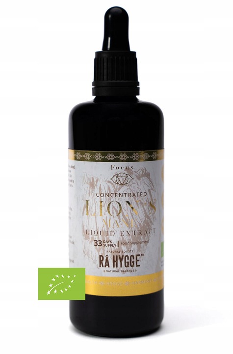 BIO ekstrakt 12:1 z SOPLÓWKI Jeżowatej w kroplach Ra Hygge 33 porcje/100 ml