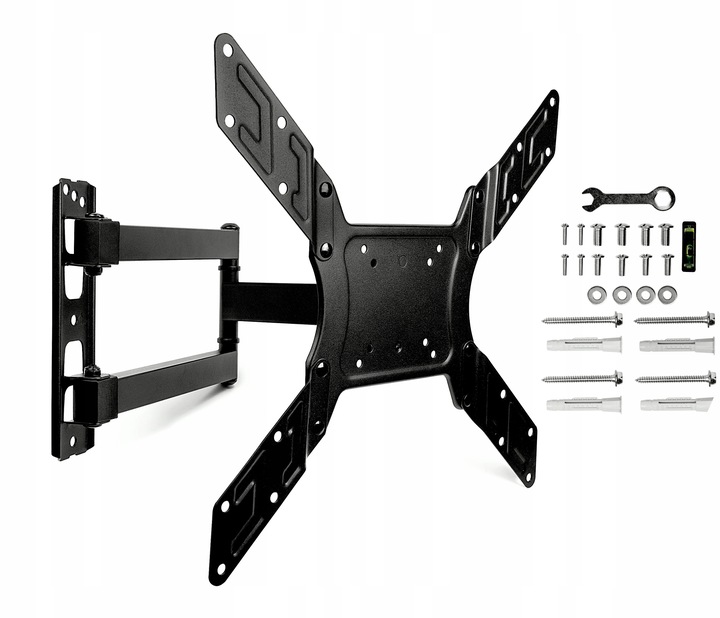 EXTRA MOCNY OBROTOWY UCHWYT do TELEWIZORA WIESZAK TV 23-65 CALI - WYSIĘGNIK