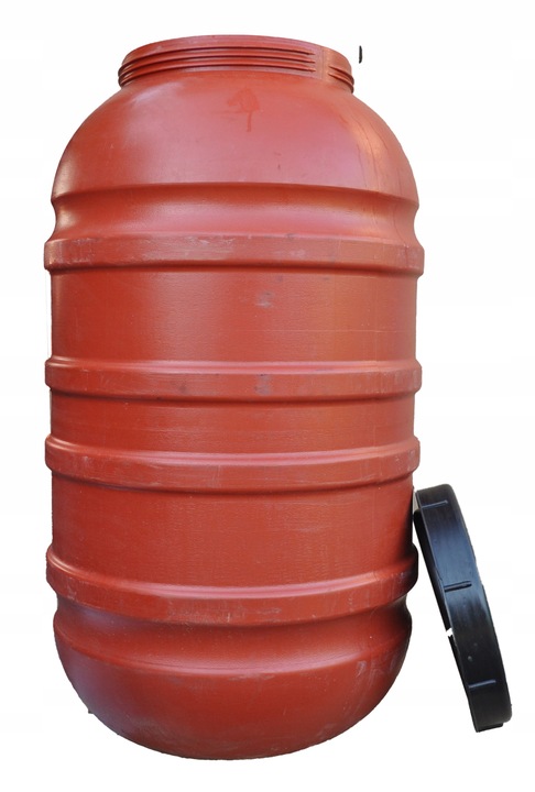 BECZKA ZBIORNIK NA DESZCZÓWKĘ NA WODĘ 220L + KRAN