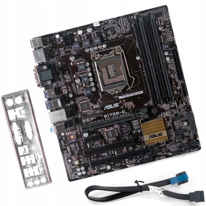 PŁYTA GŁÓWNA ASUS Q170M-C S1151 USB 3 PCIE 3.0 HDMI DP DVI VGA