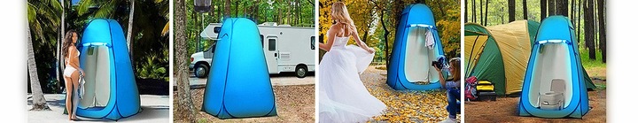 Namiot Prysznic Przebieralnia Przenośna Toaleta WC