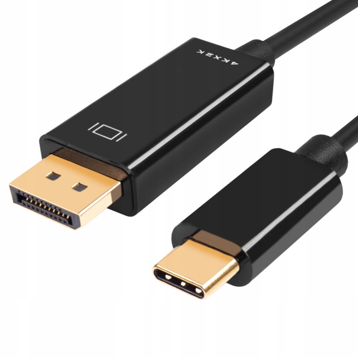 Kabel USB C do Display port Przejściówka adapter DP 4K Thunderbolt 1,8M