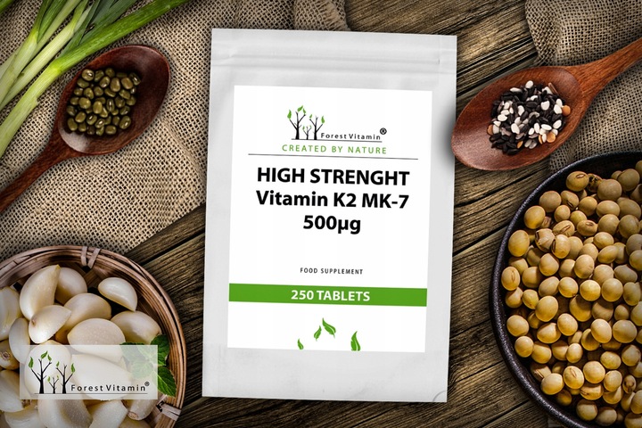 FOREST WITAMINA K2 MK-7 500mcg 100 tab NATURALNA