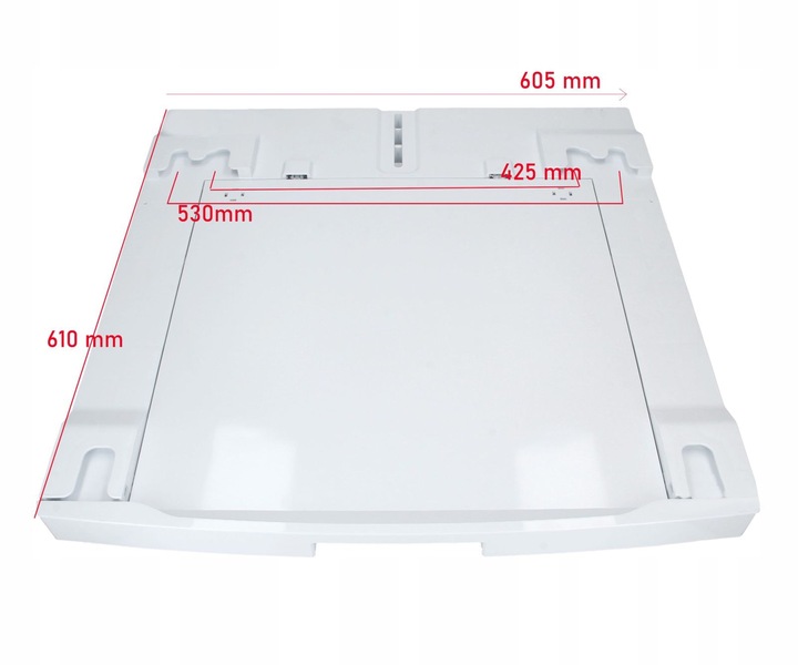 Łącznik z szufladą do pralek i suszarek Electrolux 52-67cm | E1WYHSK1
