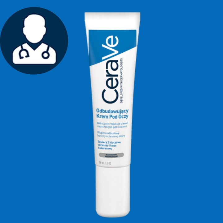 Krem pod Oczy CeraVe Odbudowujący Redukcja Cieni Opuchnięcia pod oczami 14g
