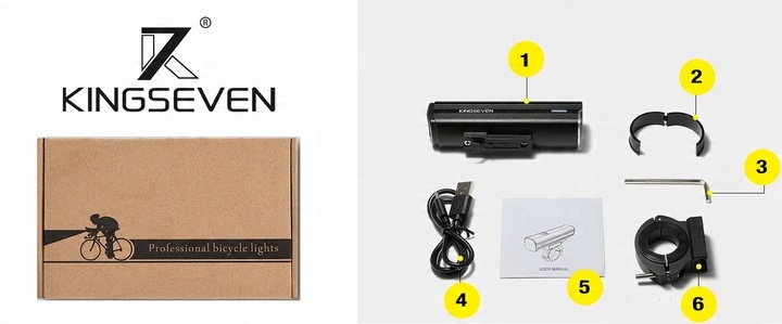 Mocna Lampka ROWEROWA Światło LED przód 1000lm latarka 4800mAh ROWER