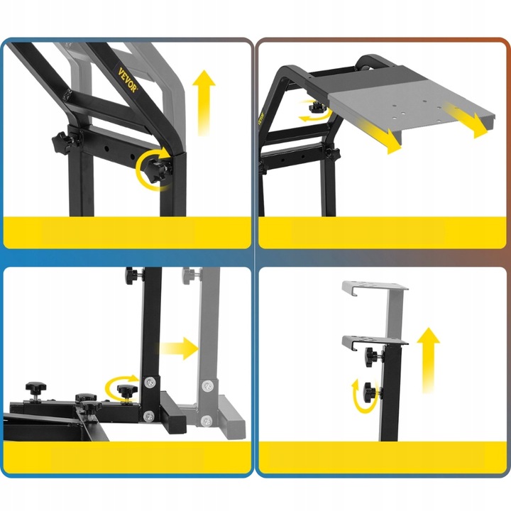 UNIWERSALNY STOJAK DO KIEROWNICY GAMINGOWEJ Thrustmaster LOGITECH PS4