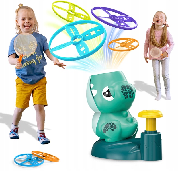 WYRZUTNIA LATAJĄCYCH KRĄŻKÓW DYSKÓW DLA DZIECI XXL