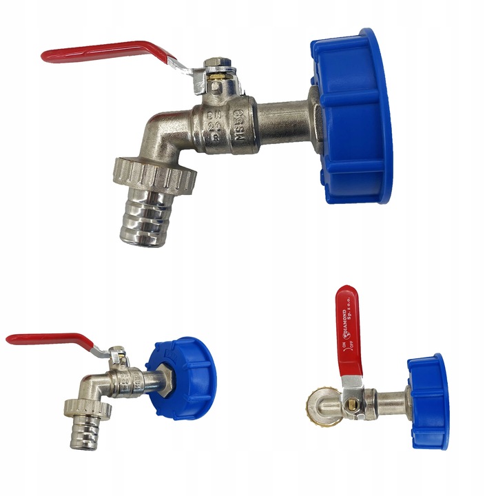 KRAN DO ZBIORNIKA 1000 ZAWÓR DO MAUZERA NA WĄŻ 1/2