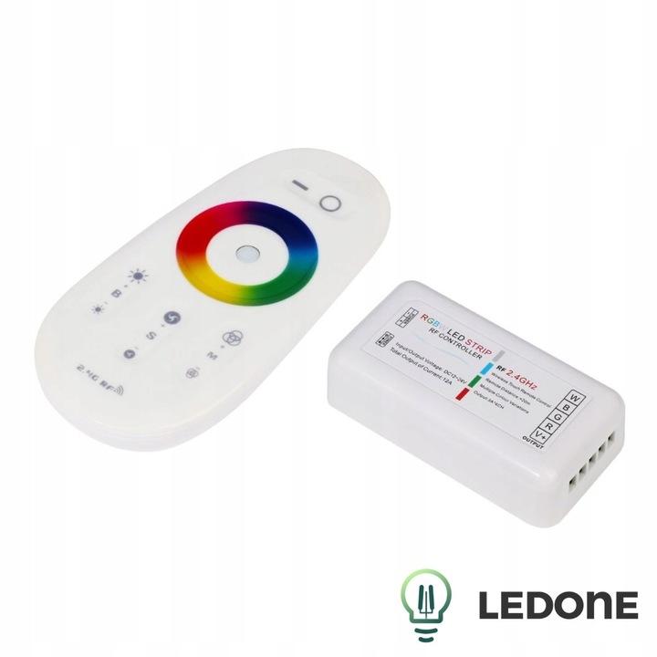 TAŚMA LED RGB + BIAŁY ZESTAW 5m 5050 KOLOROWE NA PILOTA PILOT Z