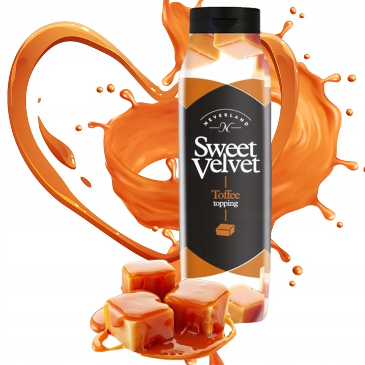 Sos do deserów Neverland toffi 1000 g Sweet Velvet polewa sos lody gofry