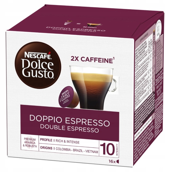 Kapsułki Nescafe Dolce Gusto Doppio Espresso 16szt