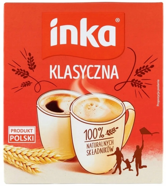 Inka Rozpuszczalna kawa zbożowa klasyczna 150 g x40