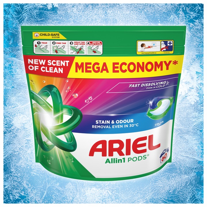 Ariel All-in-1 PODS Kapsułki do prania, 60 prań